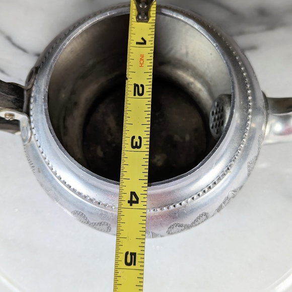 Vintage Sona Ware Silver Aluminum Working Teapot Stratford on Avon England - Picture 12 of 12